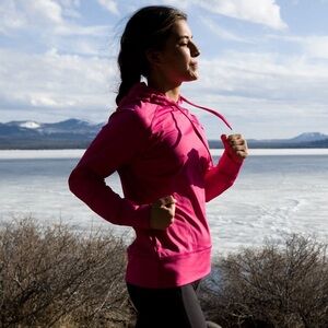 SportHill Pink Athletic Hoodie